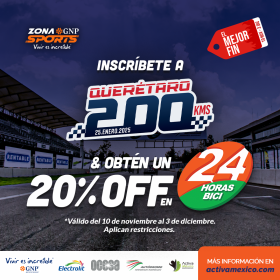 Paquete Queretato 200KM y 24 Horas Bici - Edición 2025