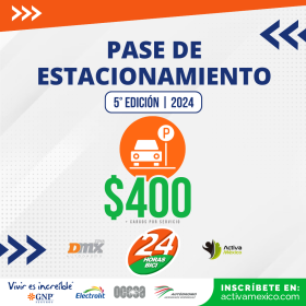 Pase de Estacionamiento VIP - 24 Horas Bici 2024